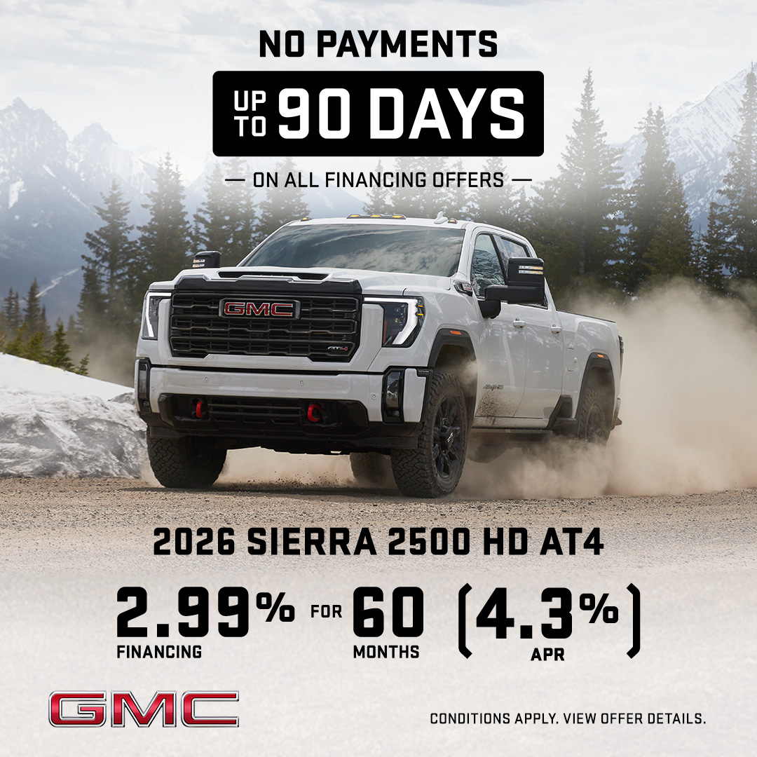 January Promotions – 2026 Sierra 2500 HD AT4
