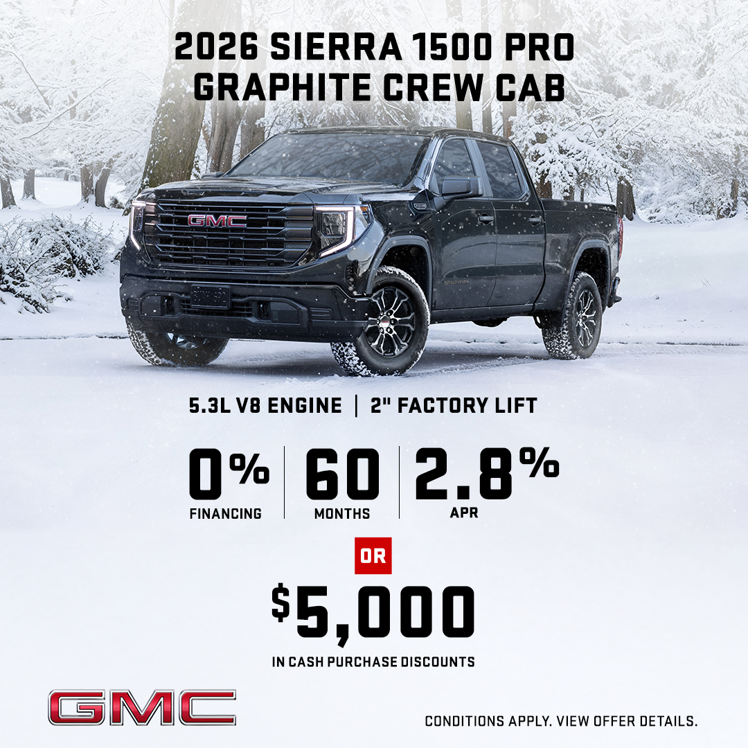 2026 GMC Sierra 1500 Pro Graphite Crew Cab